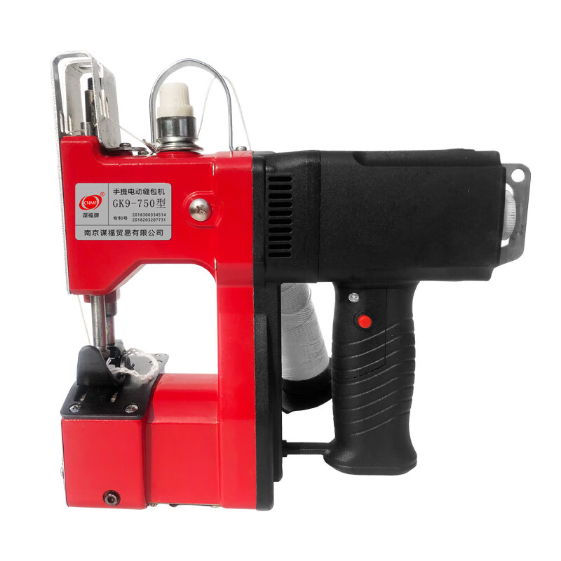 Portable electric sewing machine