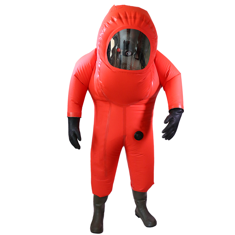 Air-tight chemical protective clothing for fire fighting