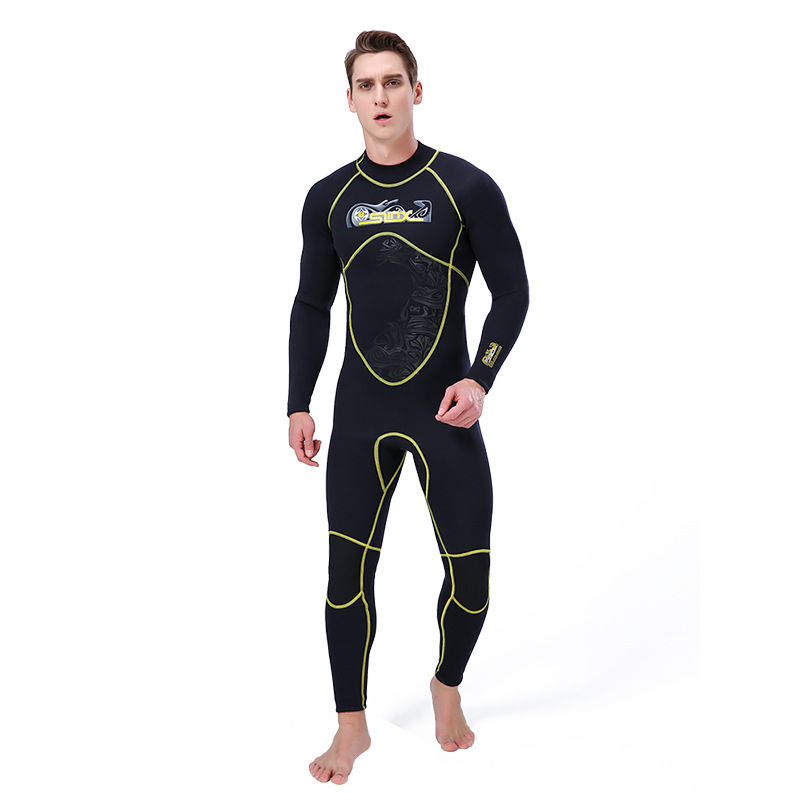 3mm Men's one-piece wetsuit