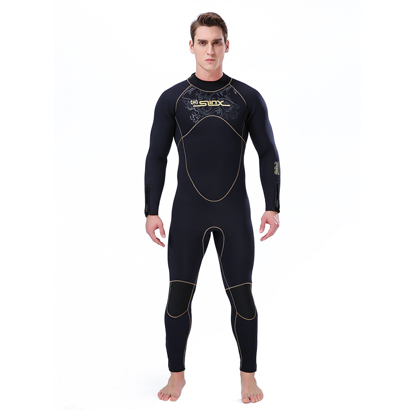 5mm Men's one-piece wetsuit