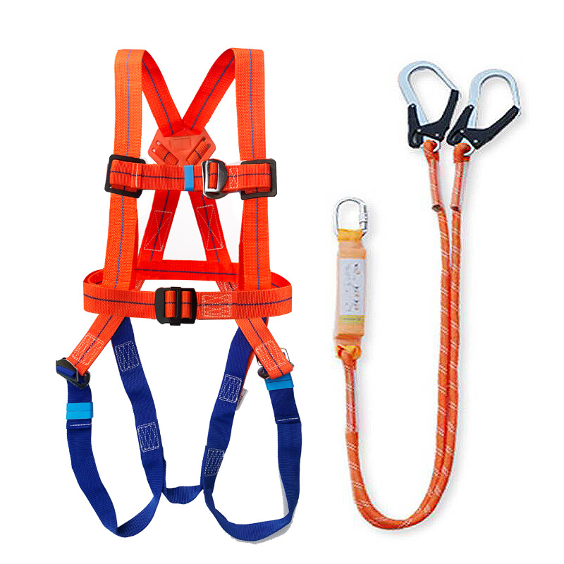 Double insurance aerial work safety belt