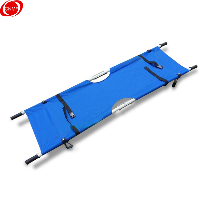 Aluminum alloy folding stretcher